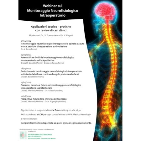 Webinar sul Monitoraggio Neurofisiologico Intraoperatorio