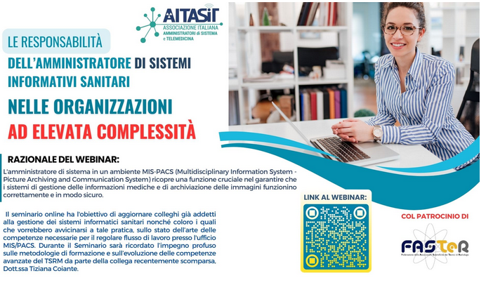 Webinar gratuito: La responsabilità dell’Amministratore di Sistema sanitario nelle organizzazioni ad elevata complessità