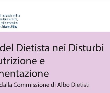 Webinar “il ruolo del Dietista nei Disturbi della Nutrizione e dell’Alimentazione”