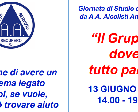 Giornata di studio “Il Gruppo, dove tutto parte”