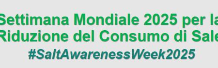 Settimana Mondiale per la Riduzione del Consumo di Sale