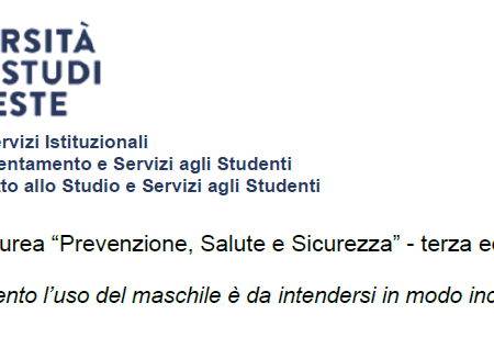 Premio di Laurea “Prevenzione, Salute e Sicurezza”