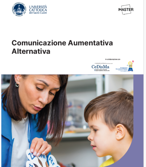 Master di I livello in Comunicazione Aumentativa Alternativa 2025-26