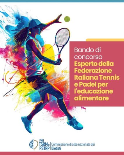 Bando di concorso Esperto della Federazione Italiana Tennis e Padel per l’educazione alimentare
