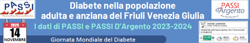 Diabete nella popolazione adulta e anziana del Friuli Venezia Giulia. I dati di PASSI e PASSI D’Argento 2023-2024. Giornata Mondiale del Diabete