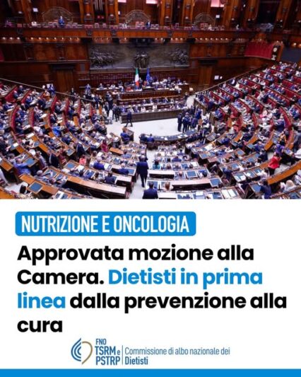 Approvazione del ruolo centrale della nutrizione nella lotta contro il cancro