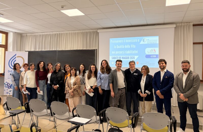 Convegno Regionale “Promuovere il benessere e la Qualità della Vita nei percorsi riabilitativi”