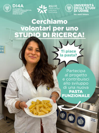 Reclutamento volontari progetto di ricerca UNIUD- ASUFC