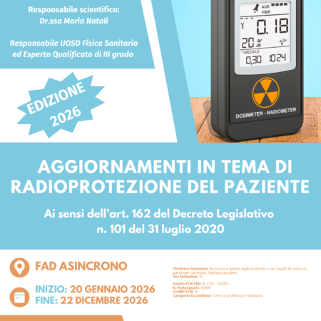 TSRM: fad asincrona su radioprotezione per gli iscritti all’Albo TSRM Fvg