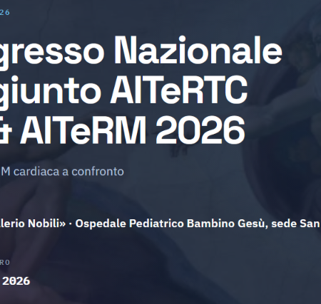 TSRM: congresso nazionale intersocietario AITeRTC – AITeRM il 18 Dicembre 2026
